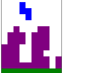 Tetris screenshot.